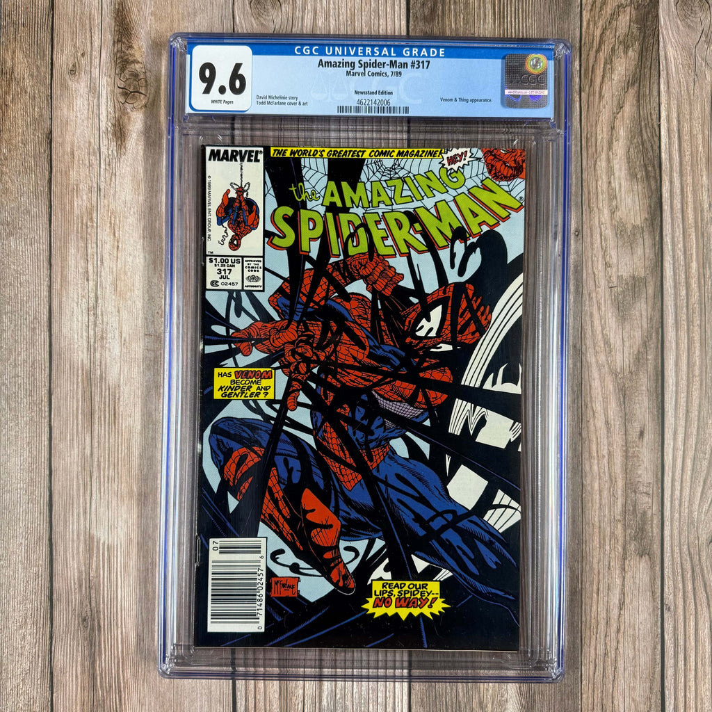 Bry's Comics *B0X2 Amazing Spider-Man #317 CGC 9.6 WP 4th appearance of Venom, NEWSSTAND EDITION