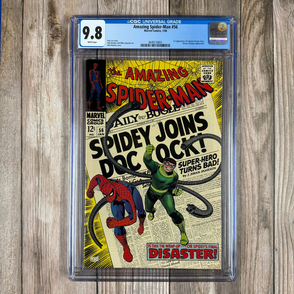 Bry's Comics *B0X2 Amazing Spider-Man #56 CGC 9.8 WP 1st appearance of Captain George Stacy