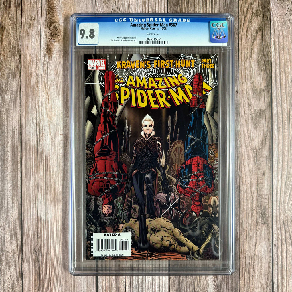 Bry's Comics *B0X2 Amazing Spider-Man #567 CGC 9.8 WP 1st appearance of Sasha Kravinoff, 1st cover appearance of Ana Kravinoff