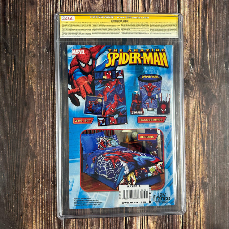 Bry's Comics *B0X2 Amazing Spider-Man #583 CGC 9.8 WP SS Signed by Stan Lee, Variant Edition; Spider-Man Meets President Barack Obama; Inauguration Day Edition