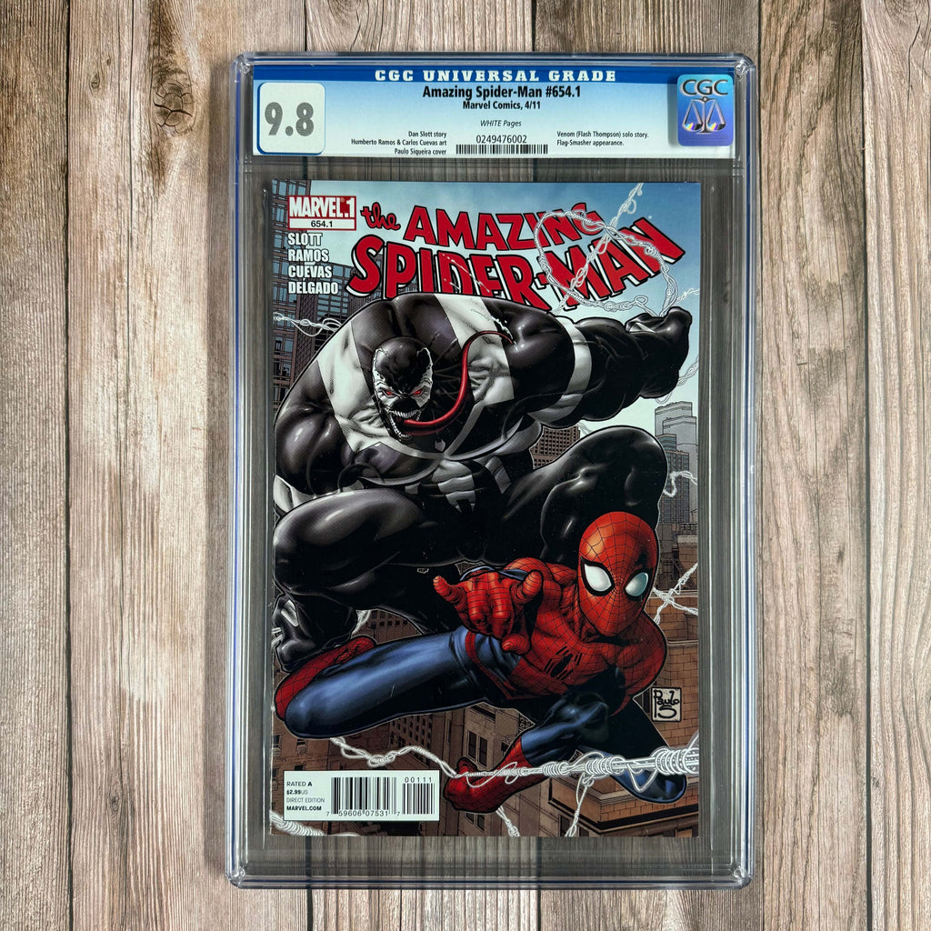 Bry's Comics *B0X2 Amazing Spider-Man #654.1 CGC 9.8 WP 1st solo story featuring Flash Thompson as Venom
