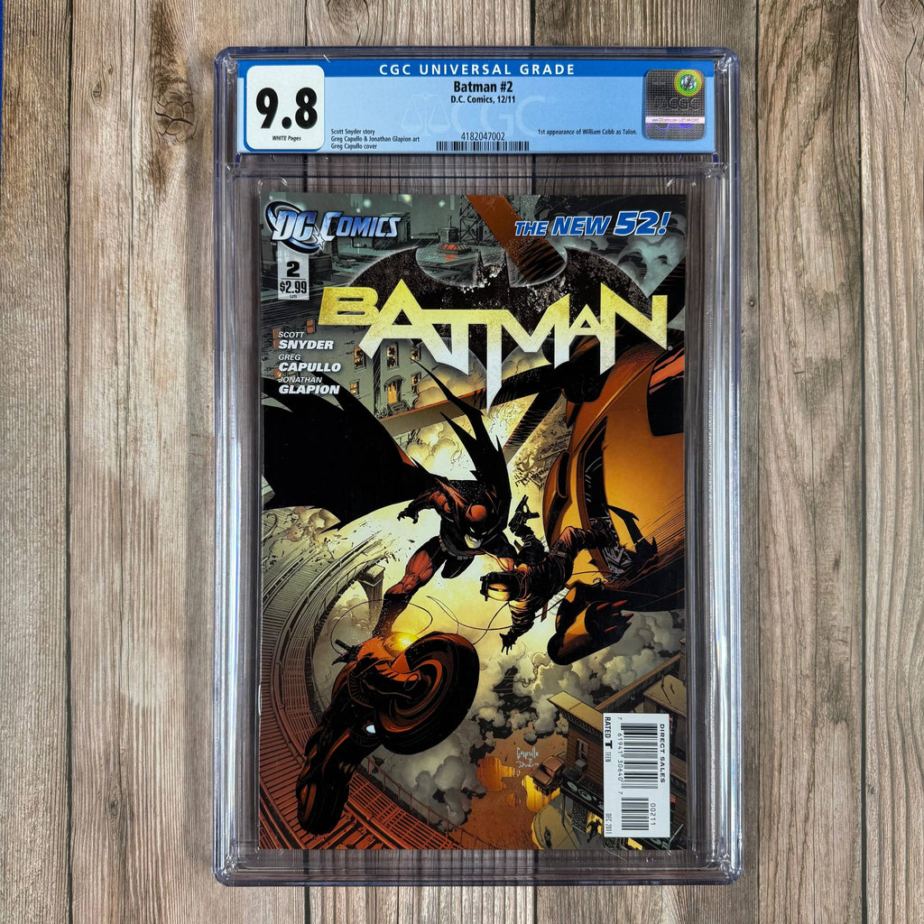 Bry's Comics *B0X2 Batman #2 CGC 9.8 WP 1st appearance of The Talon, William Cobb