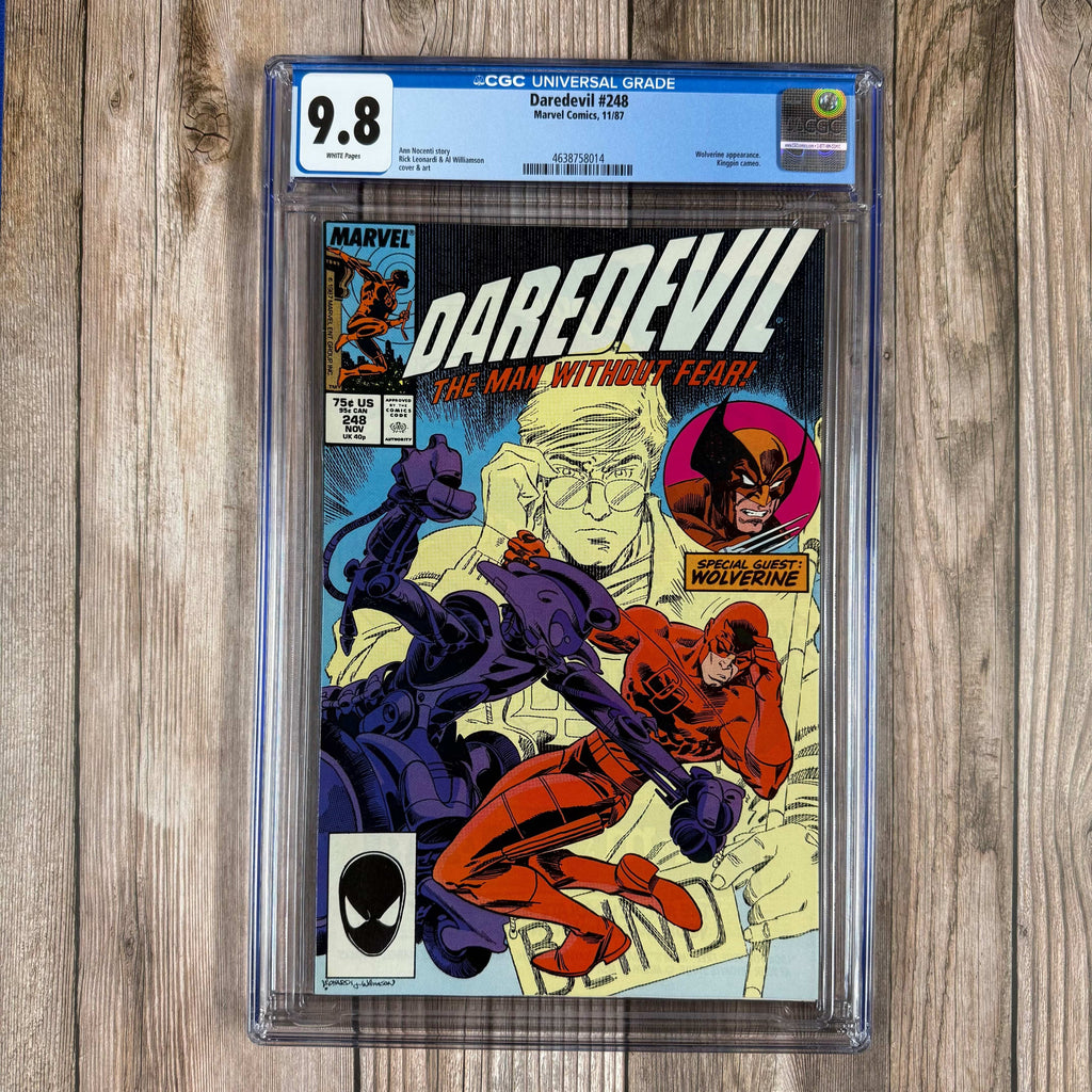 Bry's Comics B0X2 Daredevil #248 CGC 9.8 WP 1st appearance of Bushwacker