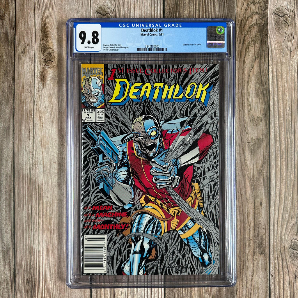 Bry's Comics *B0X2 Deathlok #1 CGC 9.8 WP 1st ongoing solo title featuring Deathlok, NEWSSTAND EDITION