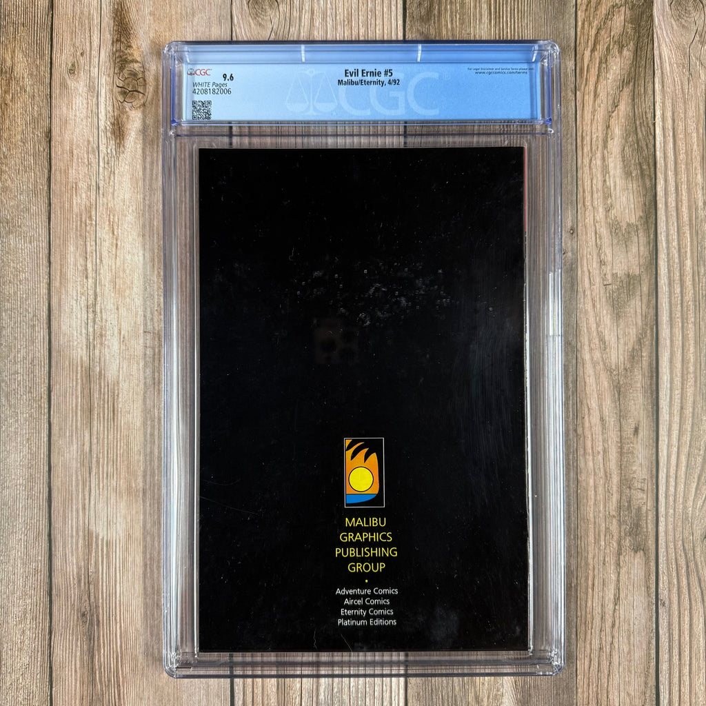 Bry's Comics *B0X2 Evil Ernie #5 CGC 9.6 WP Conclusion of limited series introducing Lady Death and Evil Ernie