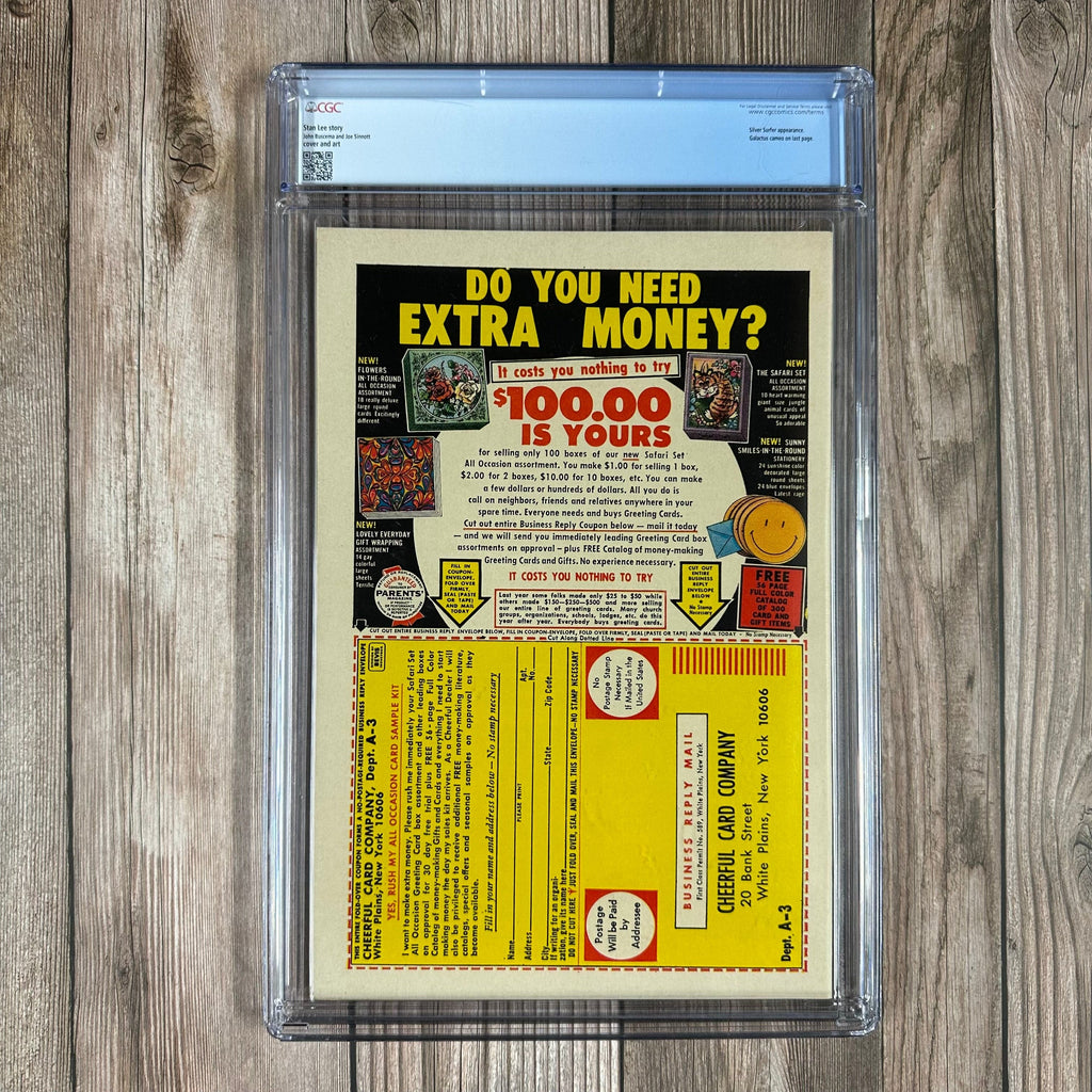 Bry's Comics *B0X2 Fantastic Four #121 CGC 9.8 Custom Label, Death of Air-Walker