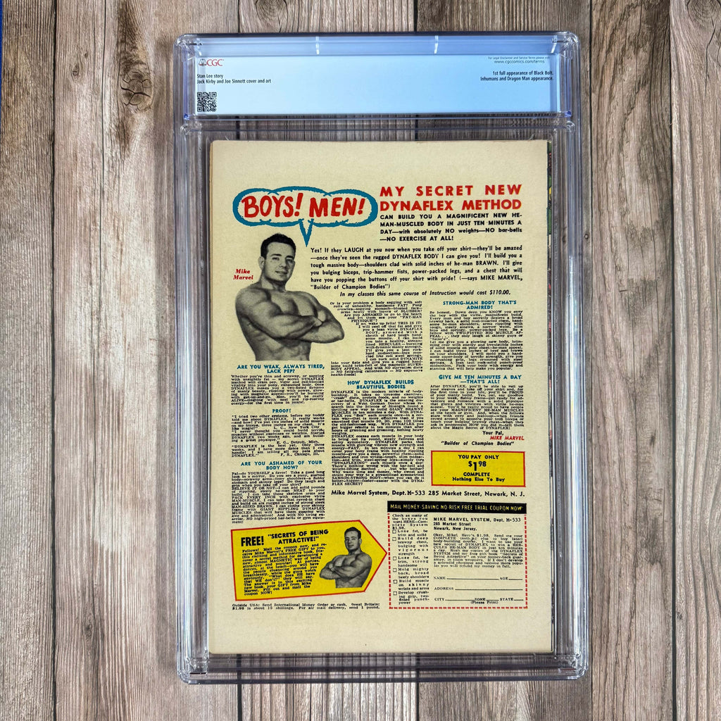 Bry's Comics *B0X2 Fantastic Four #46 CGC 6.0 Custom Label, 1st full appearance of Black Bolt, 2nd team appearance of the Inhumans, 1st appearance of Seeker