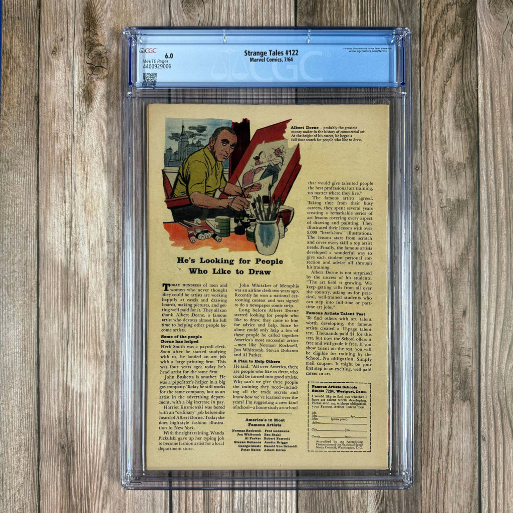 Bry's Comics *B0X2 Ghostly Weird Stories #122 CGC 6.0 WP Cover Art by L.B. Cole, Writer: Various Writers