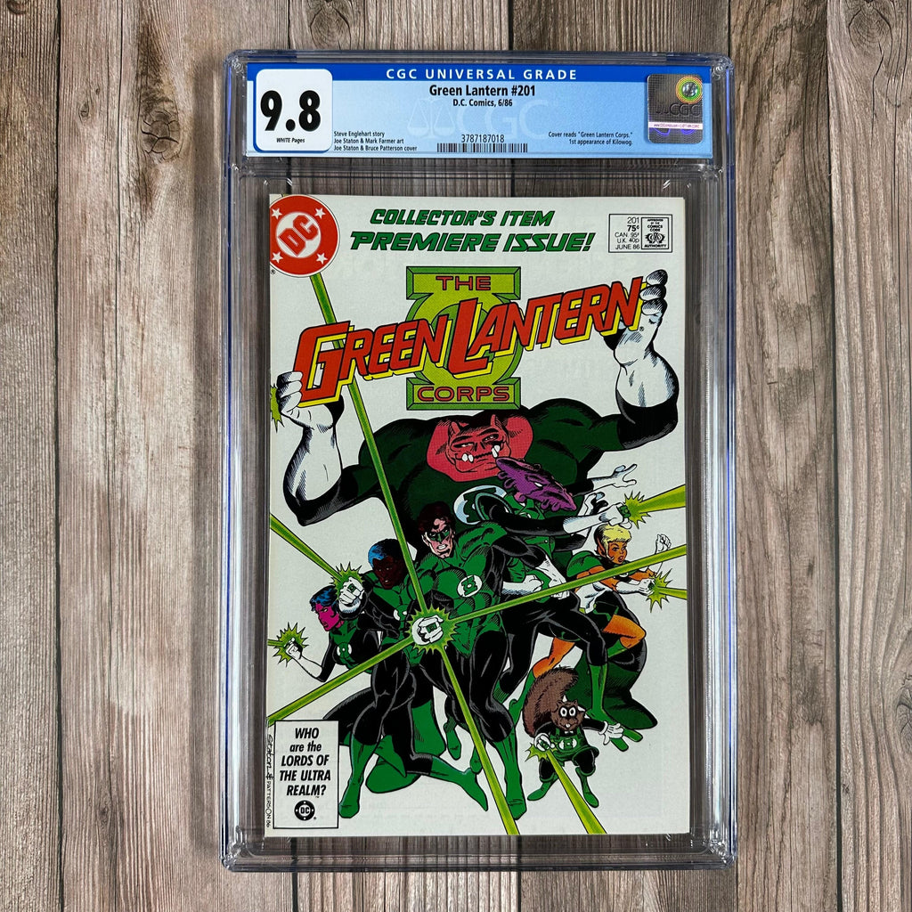 Bry's Comics *B0X2 Green Lantern Corps #201 CGC 9.8 WP 1st appearance of Kilowog
