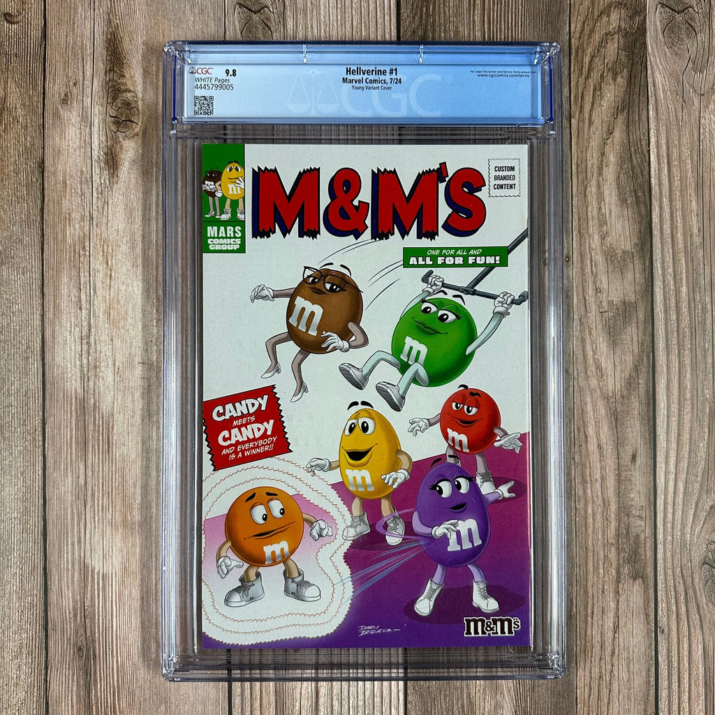 Bry's Comics *B0X2 Hellverine #1 CGC 9.8 WP Variant Cover by Skottie Young, 1st team appearance of the Hellfire Warriors, Daken becomes Hellverine