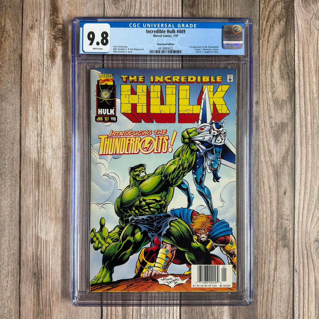 Bry's Comics *B0X2 Incredible Hulk #449 CGC 9.8 WP 1st team appearance of The Thunderbolts, NEWSSTAND EDITION