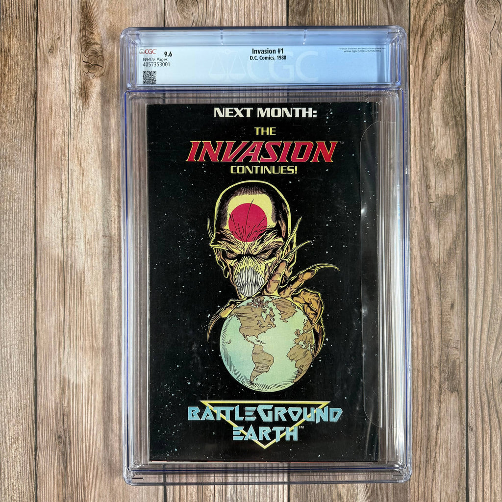 Bry's Comics *B0X2 Invasion #1 CGC 9.6 WP 1st full appearance of Vril Dox II and Garryn Bek
