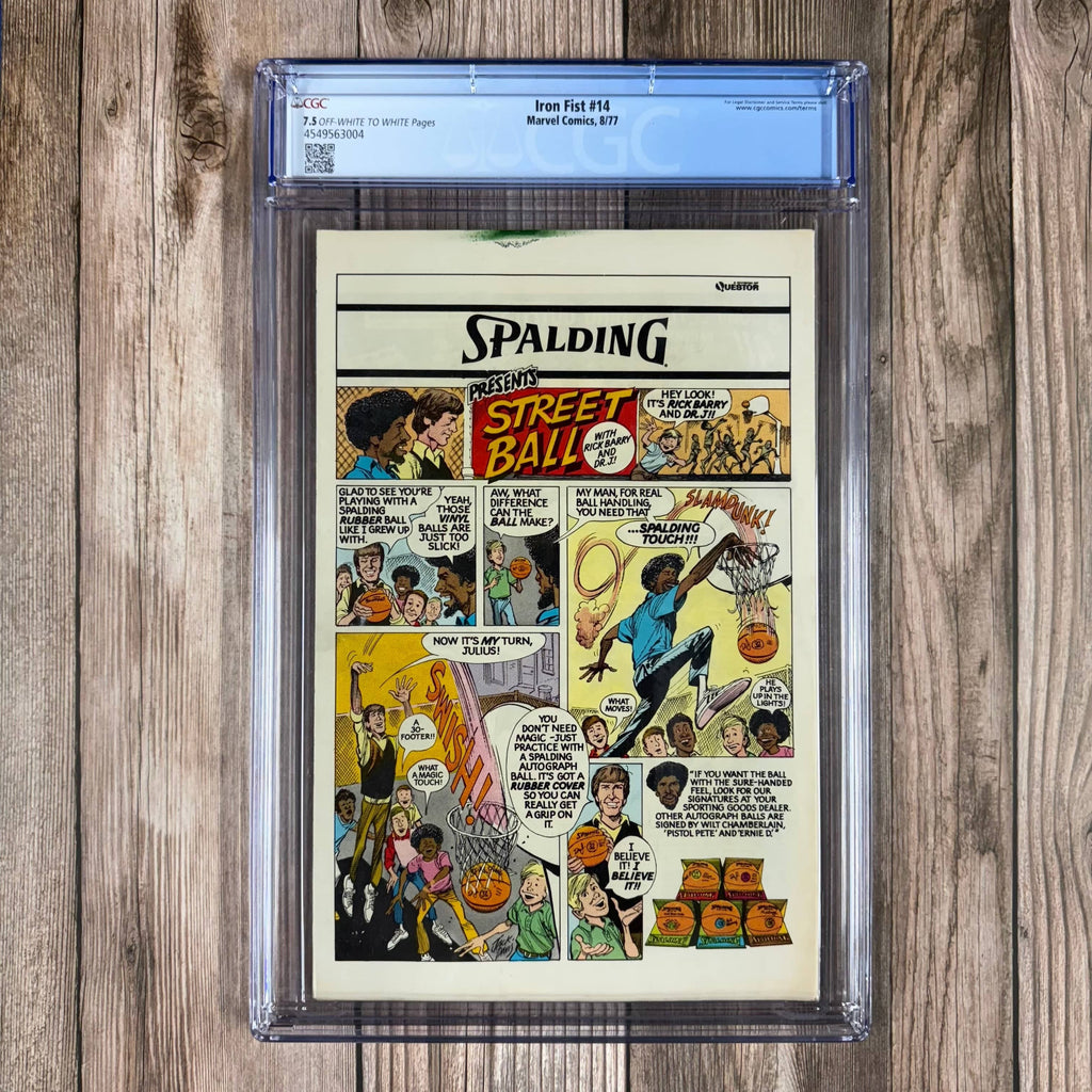 Bry's Comics *B0X2 Iron Fist #14 CGC 7.5 1st full appearance of Sabretooth