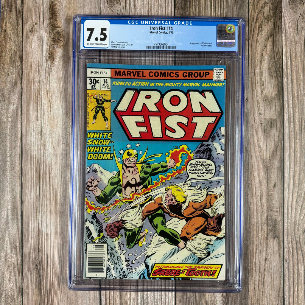 Bry's Comics *B0X2 Iron Fist #14 CGC 7.5 1st full appearance of Sabretooth