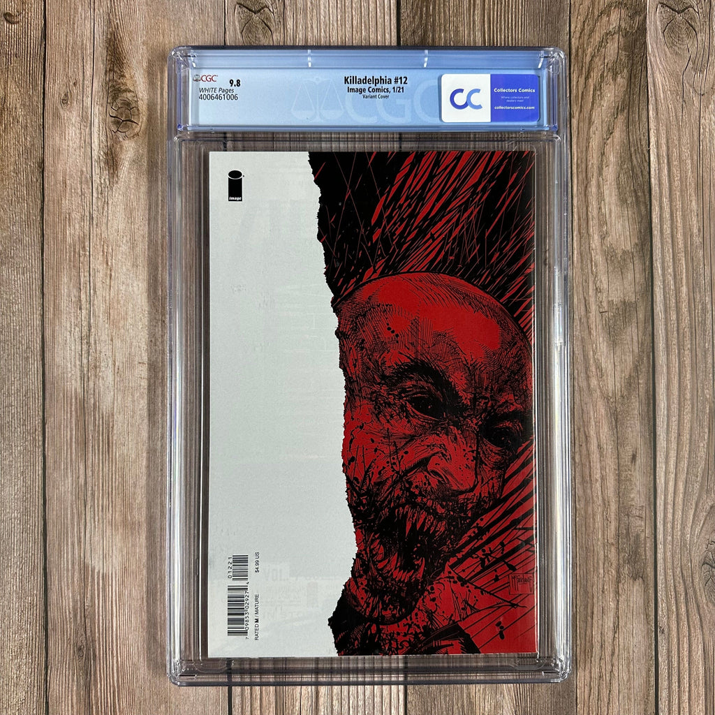Bry's Comics *B0X2 Killadelphia #12 CGC 9.8 WP Variant cover art by Todd McFarlane