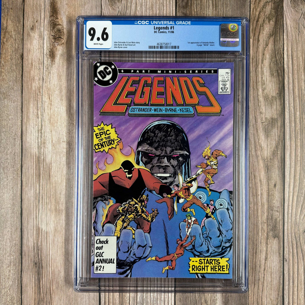 Bry's Comics *B0X2 Legends #1 CGC 9.6 WP 1st appearance of Amanda Waller, 1st appearance of Brimstone (Cert:8017)