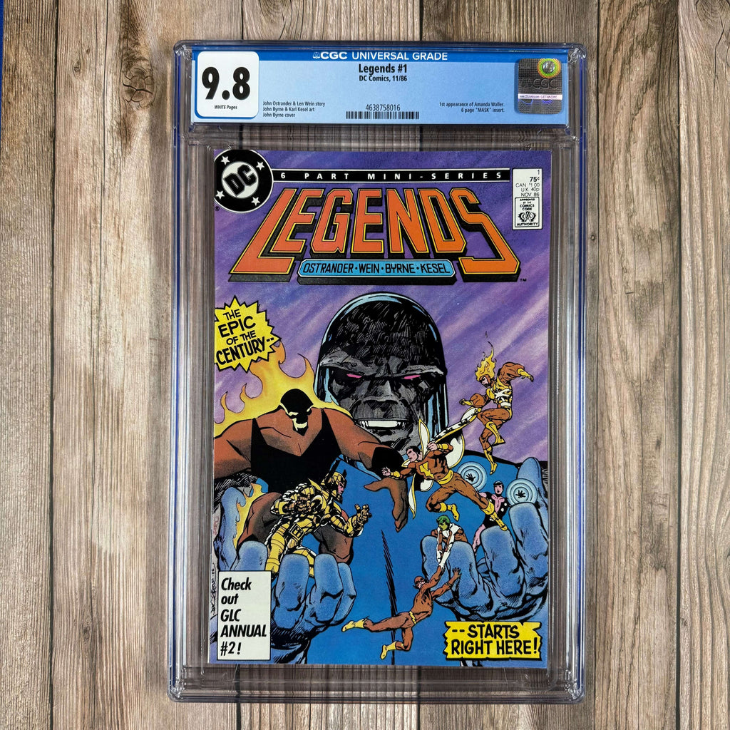 Bry's Comics *B0X2 Legends #1 CGC 9.8 WP 1st appearance of Amanda Waller, 1st appearance of Brimstone (Cert:8016)