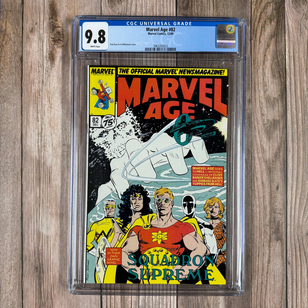 Bry's Comics *B0X2 Marvel Age #82 CGC 9.8 WP Preview of Cable and Stryfe
