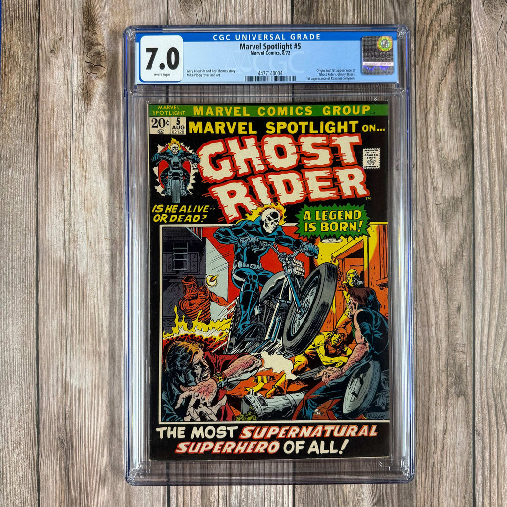 Bry's Comics *B0X2 Marvel Spotlight #5 CGC 7.0 WP 1st appearance and origin of Ghost Rider, Johnny Blaze