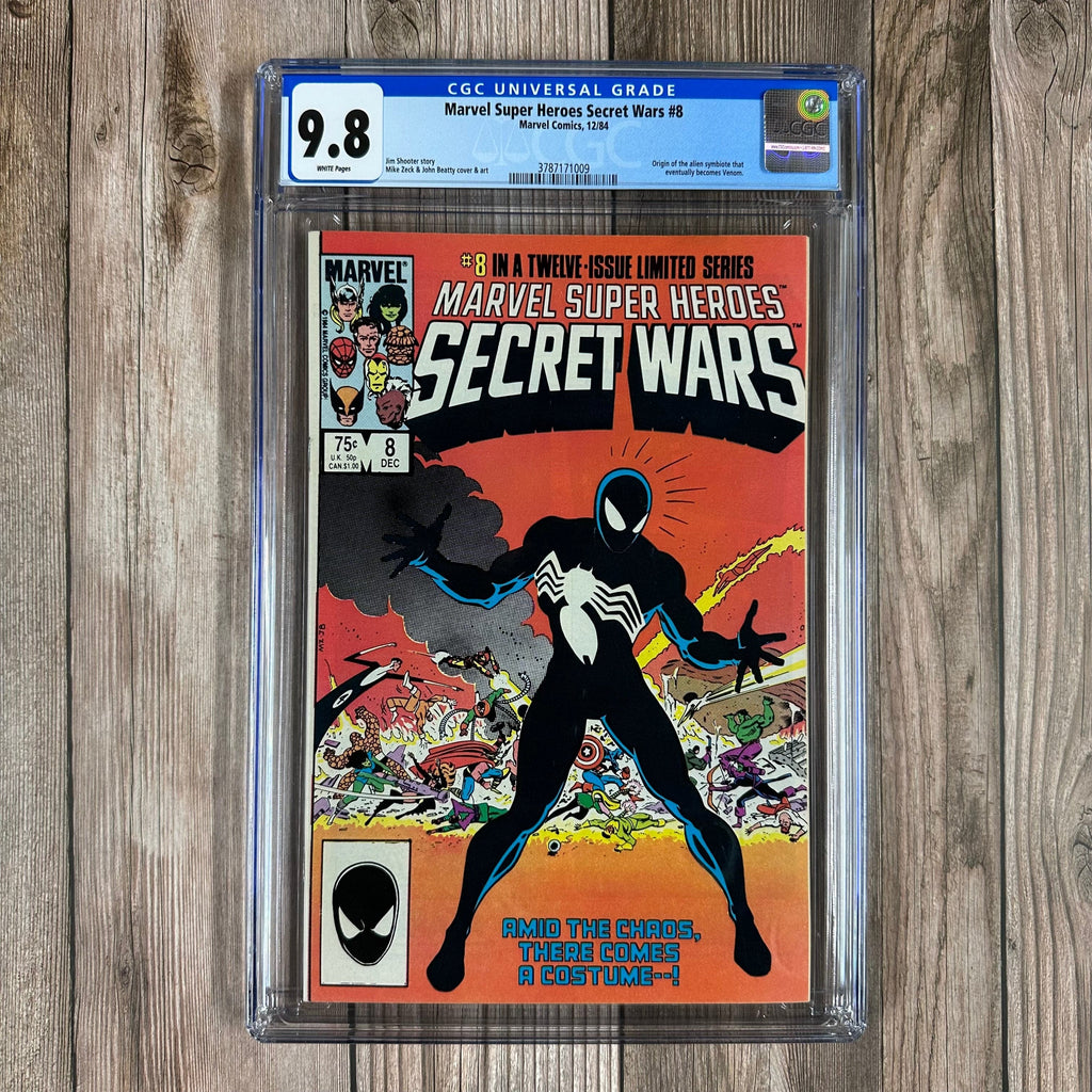 Bry's Comics *B0X2 Marvel Super Heroes Secret Wars #8 CGC 9.8 WP Origin of the Black Symbiote Costume