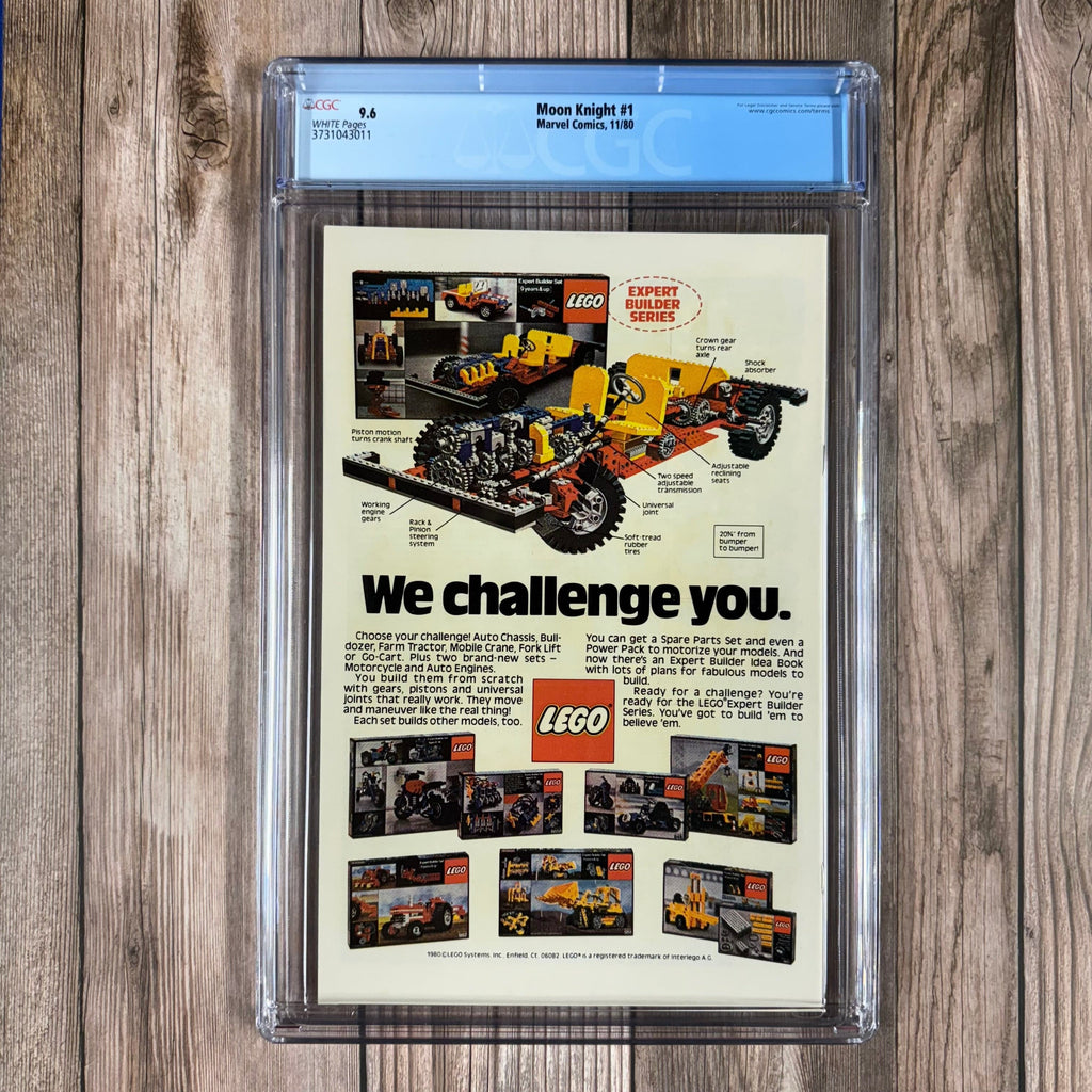 Bry's Comics *B0X2 Moon Knight #1 CGC 9.6 WP 1st ongoing Moon Knight series, origin of Moon Knight, 1st appearance of Bushman and Khonshu