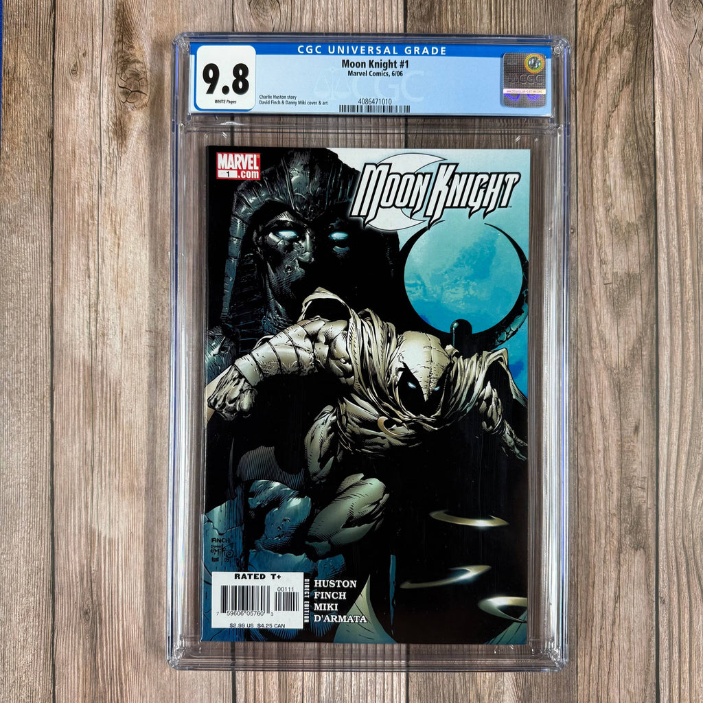 Bry's Comics *B0X2 Moon Knight #1 CGC 9.8 WP Cover Art by David Finch