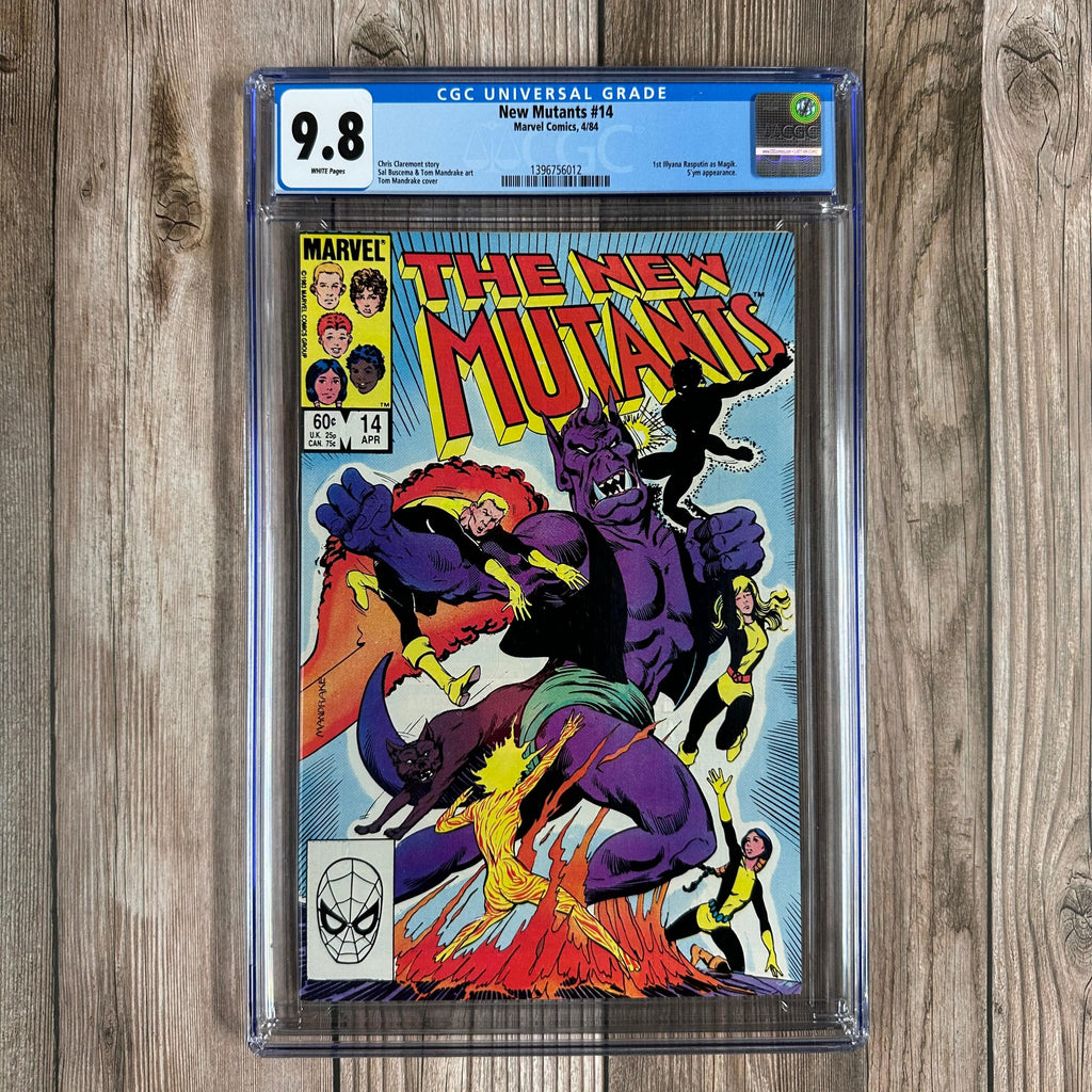 Bry's Comics *B0X2 New Mutants #14 CGC 9.8 WP Illyana Rasputin joins the New Mutants