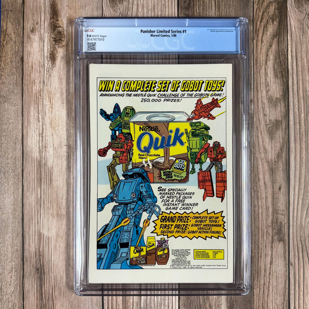 Bry's Comics *B0X2 Punisher Limited Series #1 CGC 9.8 WP ICONIC Cover by Mike Zeck, 1st solo series featuring the Punisher