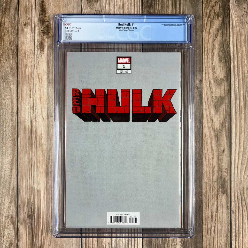 Bry's Comics *B0X2 Red Hulk #1 CGC 9.8 WP 1:100 Variant Cover by Frank Miller