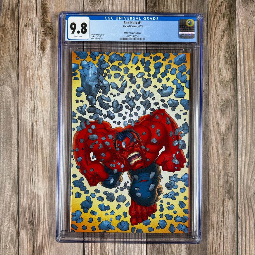 Bry's Comics *B0X2 Red Hulk #1 CGC 9.8 WP 1:100 Variant Cover by Frank Miller