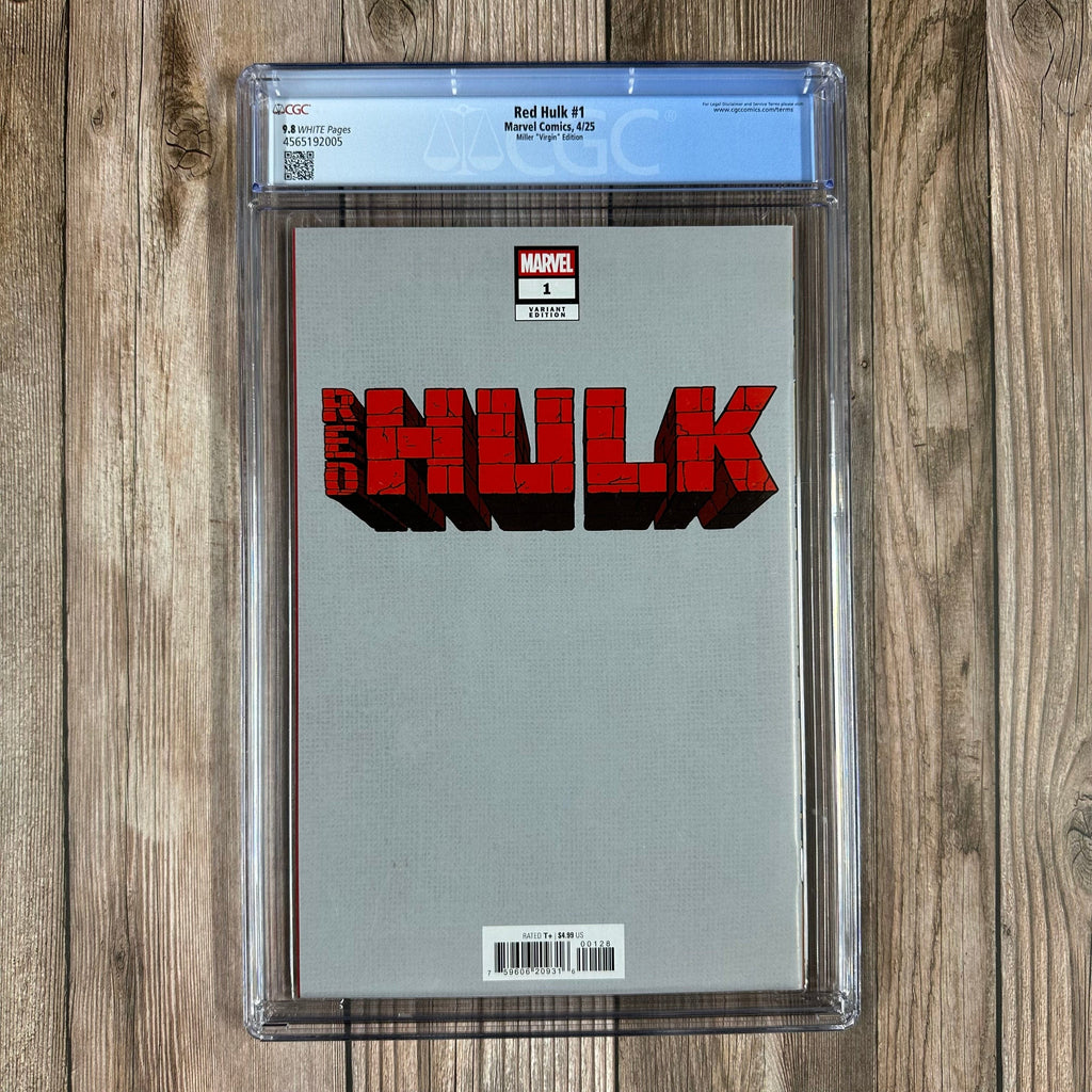 Bry's Comics *B0X2 Red Hulk #1 CGC 9.8 WP 1:100 Virgin Variant cover by Frank Miller