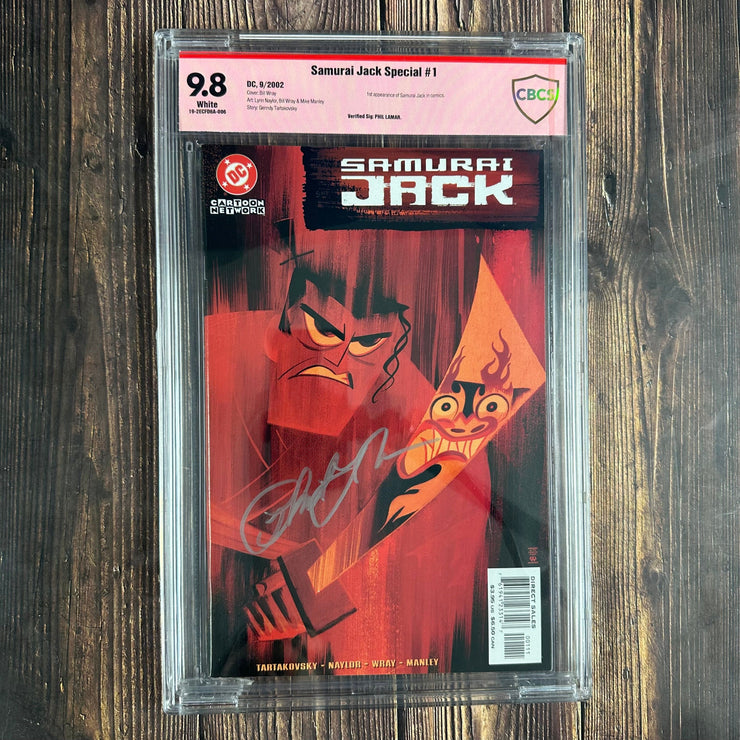 Bry's Comics *B0X2 Samurai Jack Special #1 CBCS 9.8 WP Verified Sig: Phil Lamar, 1st Appearance and Origin of Samurai Jack; 1st Appearance of Aku