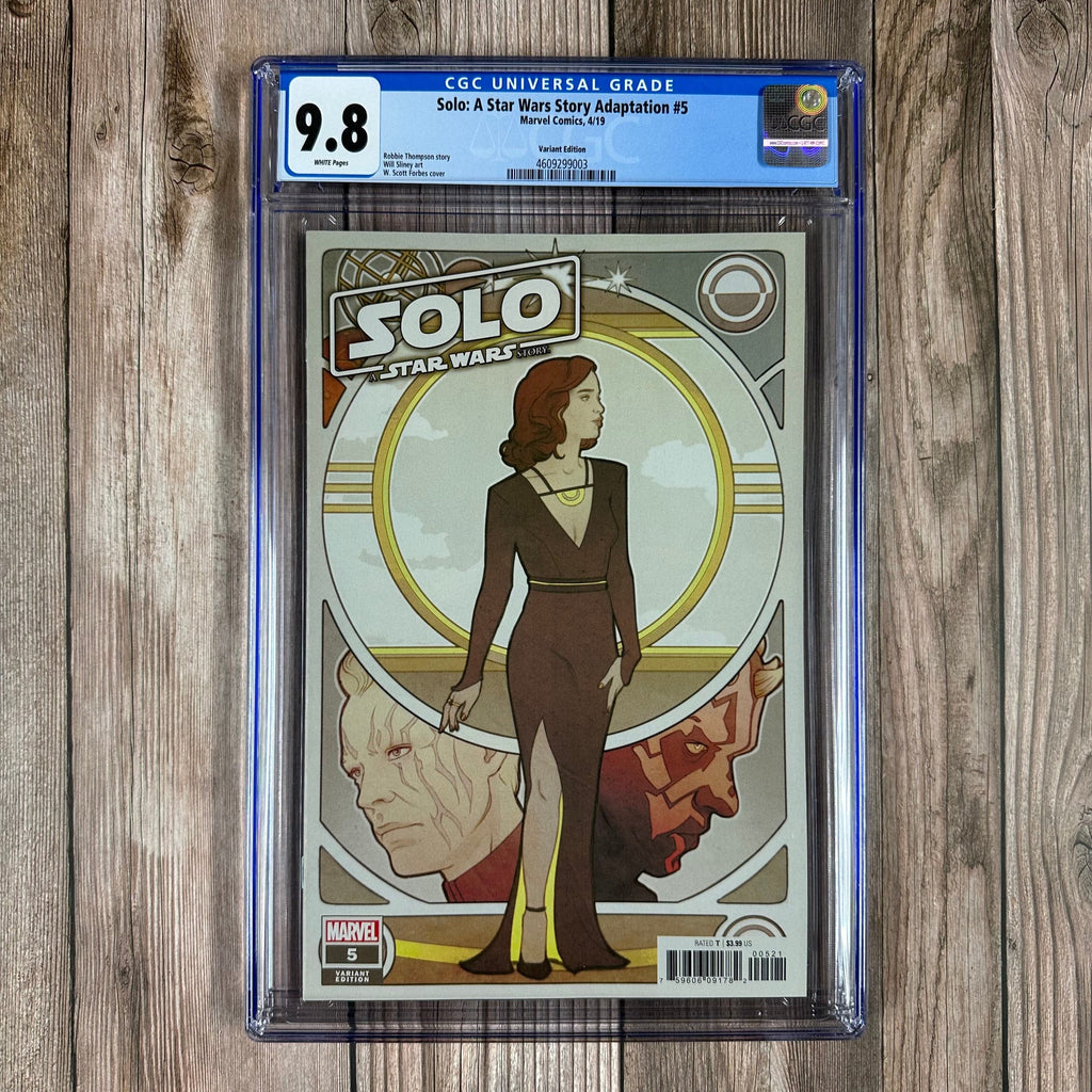 Bry's Comics *B0X2 Solo: A Star Wars Story #5 CGC 9.8 WP 1:25 Variant Cover by Scott Forbes