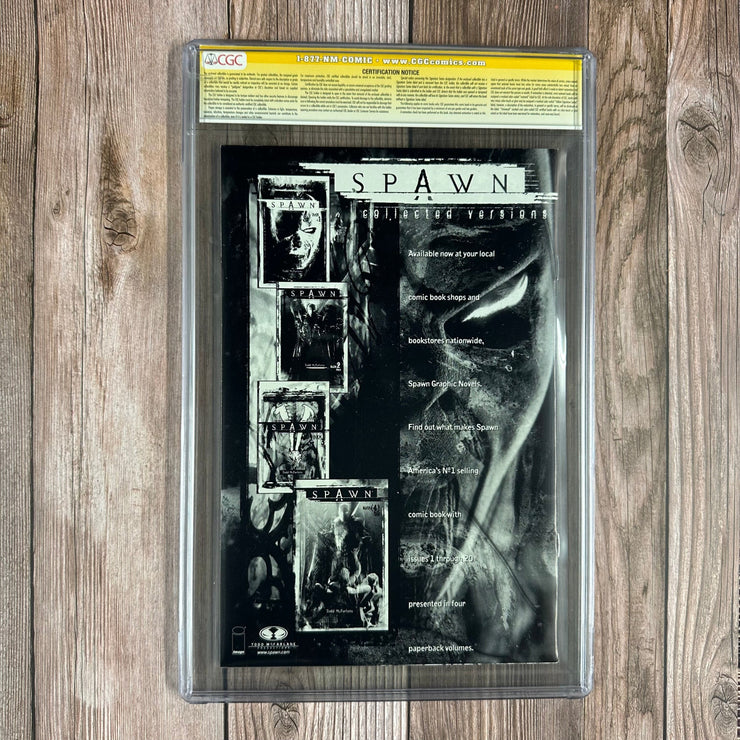 Bry's Comics *B0X2 Spawn #1 CGC 9.6 WP SS Signed by Todd McFarlane 1:50 Black & White Edition Reprint of Spawn #1 (cert:7019)