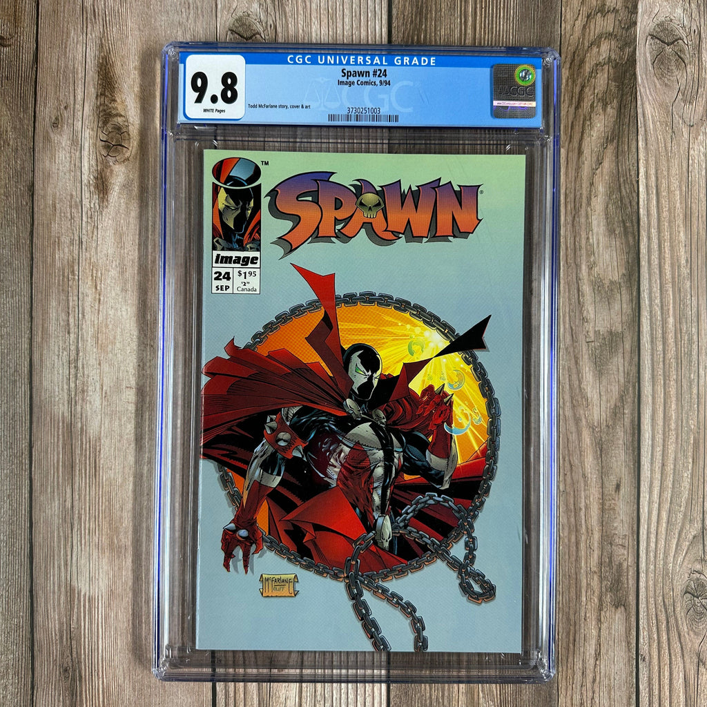Bry's Comics *B0X2 Spawn #24 CGC 9.8 WP Cover Art by Todd McFarlane