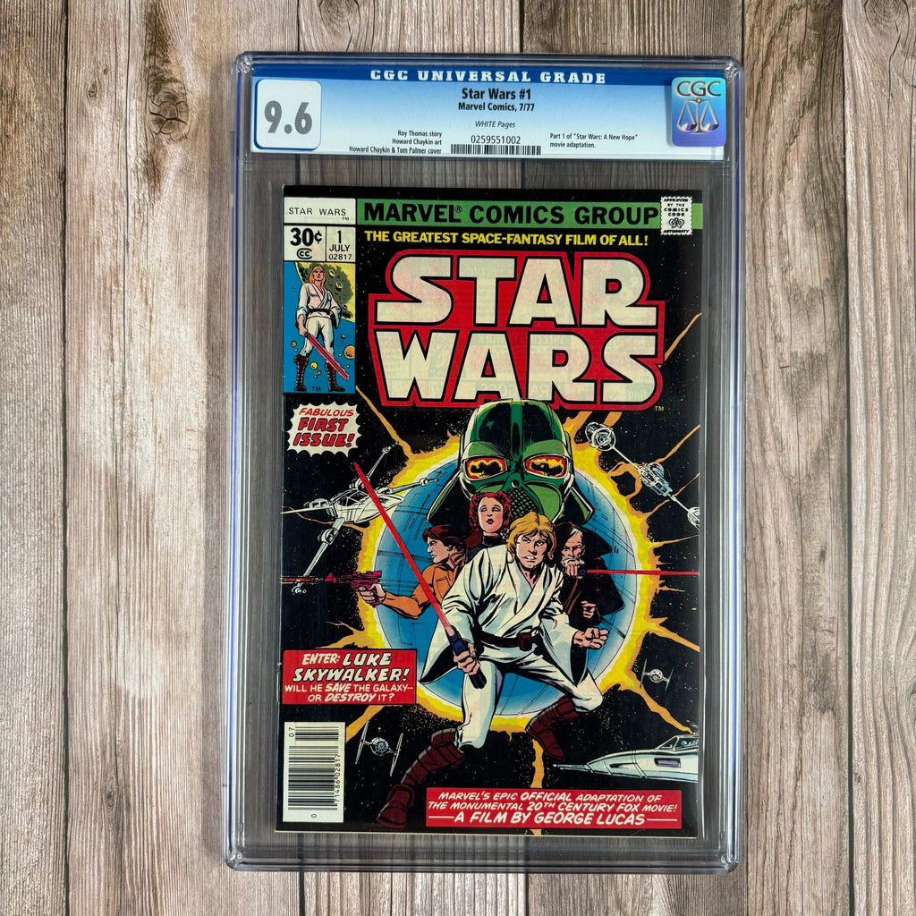 Bry's Comics *B0X2 Star Wars #1 CGC 9.6 WP 1st appearance of Darth Vader, Luke Skywalker, Princess Leia, C-3PO, R2-D2, Grand Moff Tarkin, Beru and Owen Lars, intro of Stormtroopers