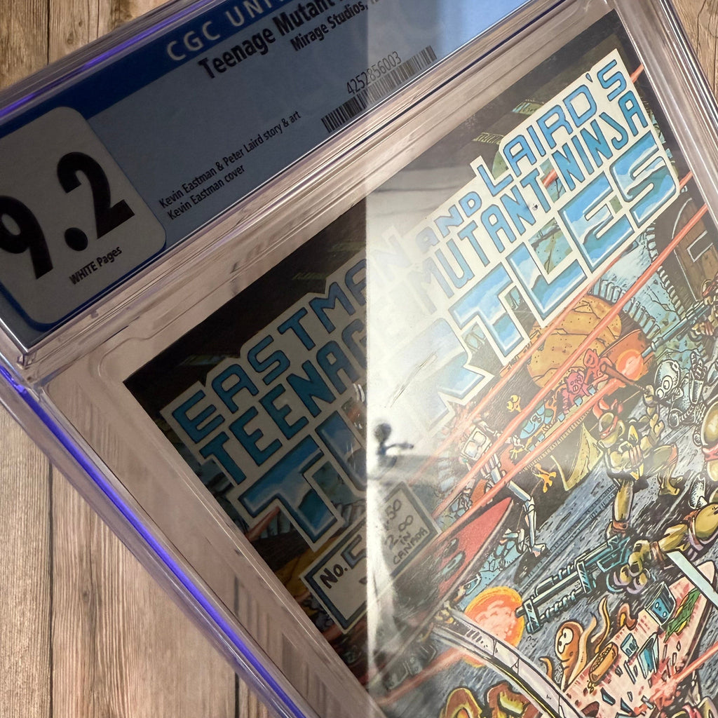 Bry's Comics *B0X2 Teenage Mutant Ninja Turtles #5 CGC 9.2 WP Early issue of the first TMNT series, wraparound cover, LOW PRINT *
