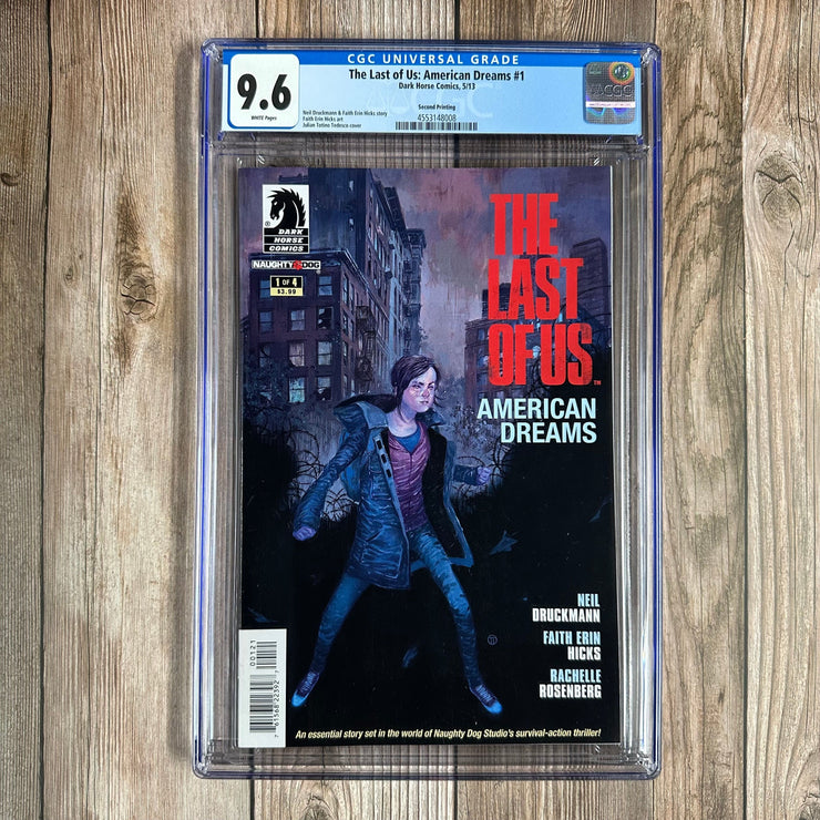 Bry's Comics * B0X2 The Last of Us: American Dreams #1 CGC 9.6 WP Second printing, red title text instead of white