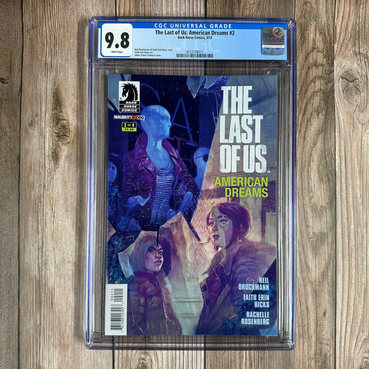 Bry's Comics * B0X2 The Last of Us: American Dreams #2 CGC 9.8 WP Video game adaptation LOW PRINT RUN