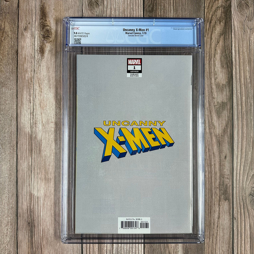 Bry's Comics *B0X2 Uncanny X-Men #1 CGC 9.8 WP 1:1000 Variant Cover by Joe Quesada 'Hidden Gem' variant
