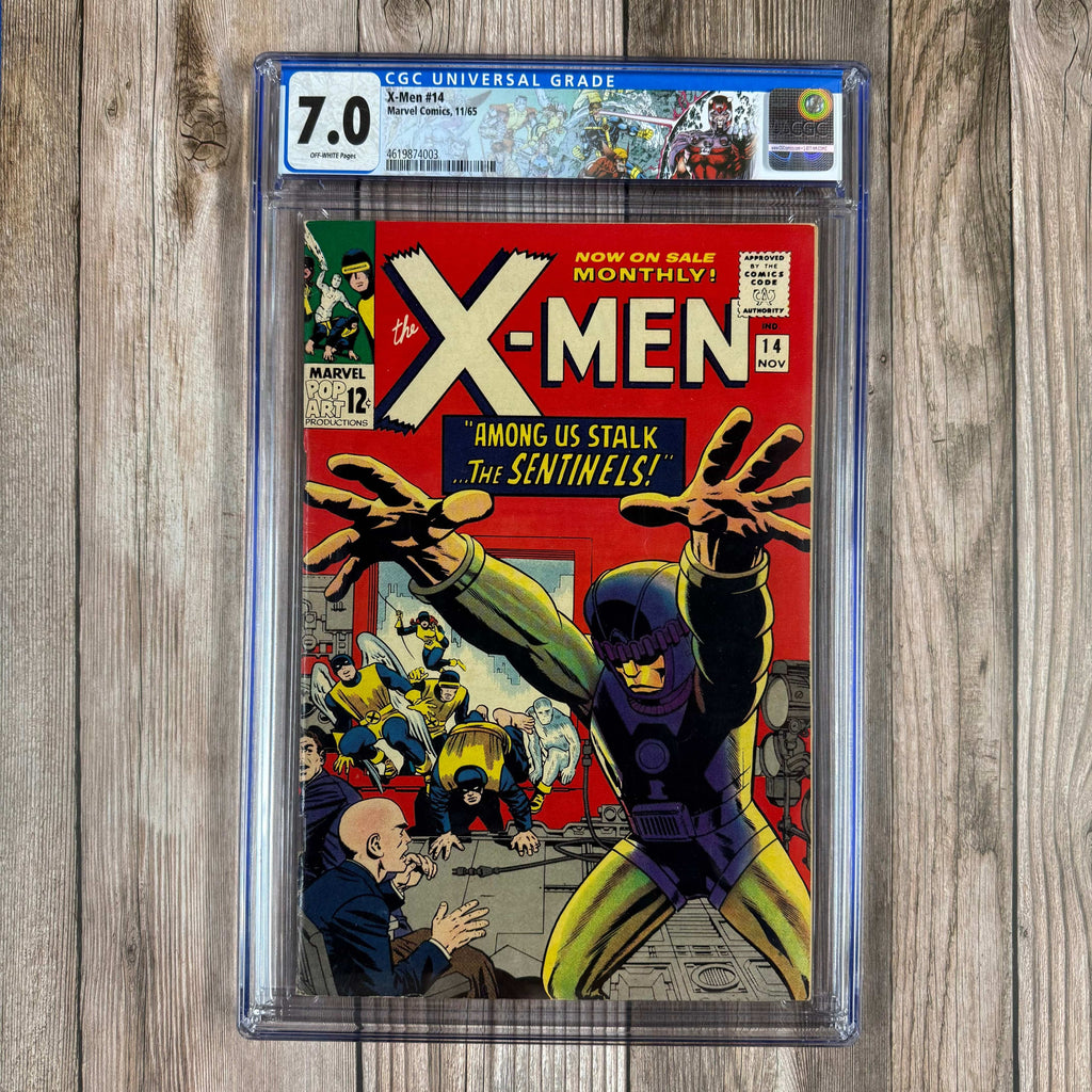 Bry's Comics *B0X2 Uncanny X-Men #14 CGC 7.0 Custom Label, 1st appearance of the Sentinels and Dr. Bolivar Trask