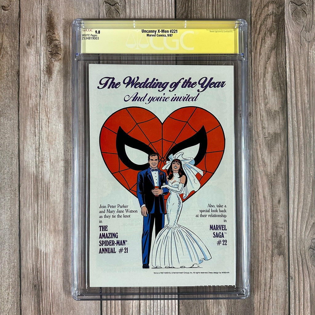Bry's Comics *B0X2 Uncanny X-Men #221 CGC 9.8 WP SS Signed by Dan Green, Marc Silvestri & Chris Claremont, 1st full appearance of Mister Sinister (cert:9003)