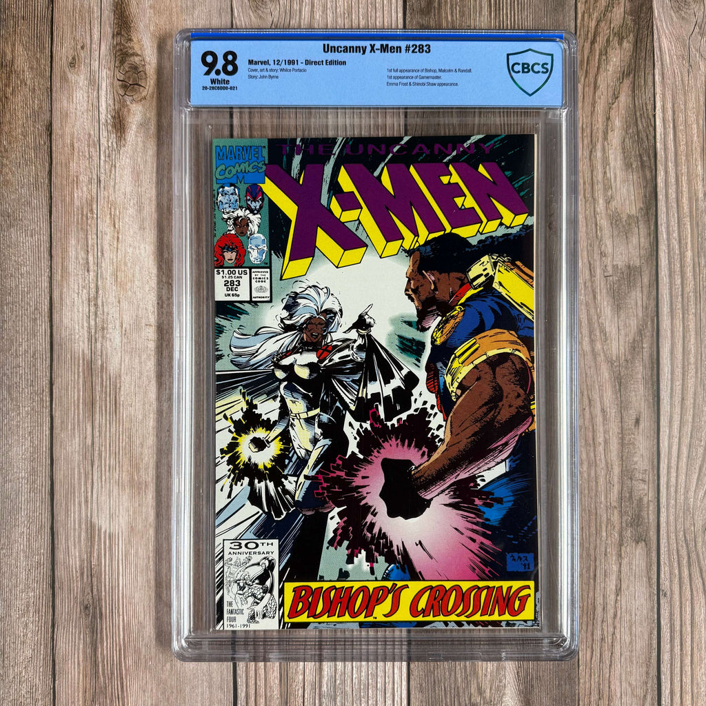 Bry's Comics *B0X2 Uncanny X-Men #283 CBCS 9.8 WP 1st full appearance of Bishop, 1st appearance of the Gamemaster