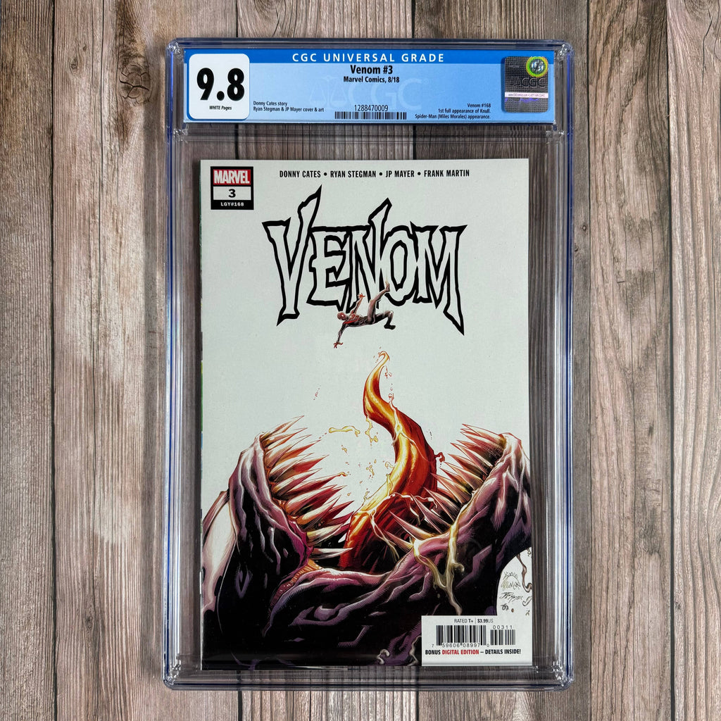 Bry's Comics *B0X2 Venom #3 CGC 9.8 WP 1st full appearance of Knull (creator of the Symbiote race)