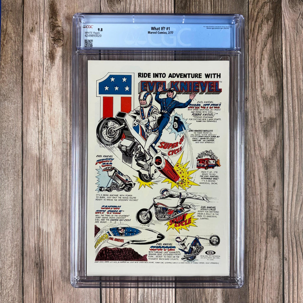 Bry's Comics *B0X2 What If…? #1 CGC 9.8 WP Premiere issue, What if Spider-Man joined the Fantastic Four?