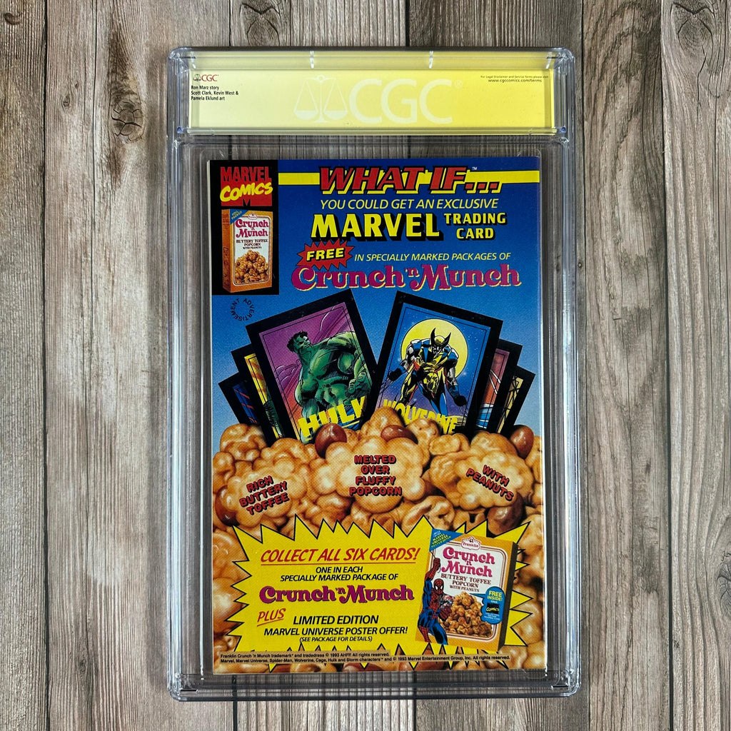 Bry's Comics *B0X2 What If...? #49 CGC 9.8 WP Custom Label, SS Signed by Jim Starlin What if... "Silver Surfer Possessed the Infinity Gauntlet" (cert:0002)