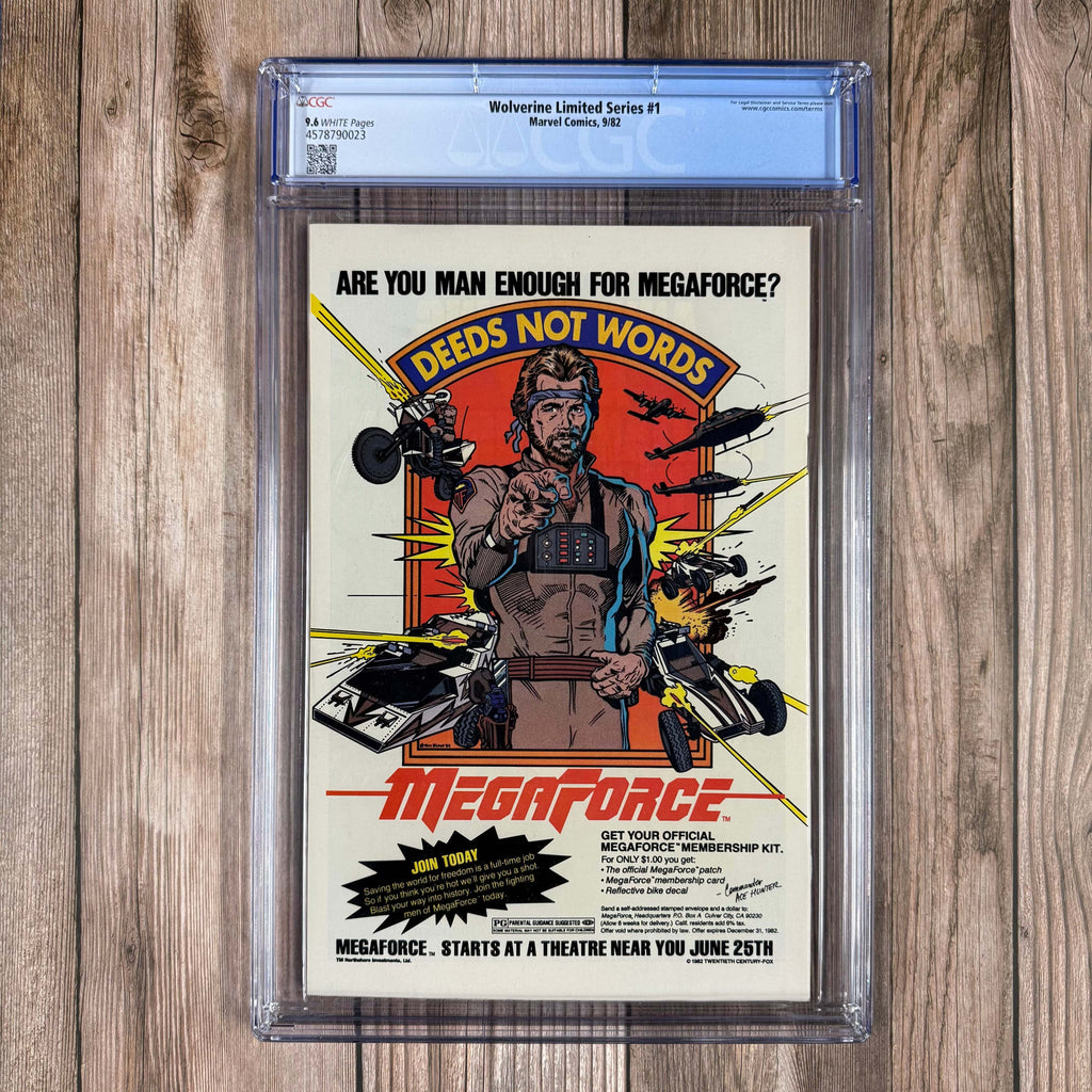 Bry's Comics *B0X2 Wolverine #1 CGC 9.6 WP ICONIC Cover by Frank Miller, 1st solo Wolverine title, 1st cameo appearance of Yukio