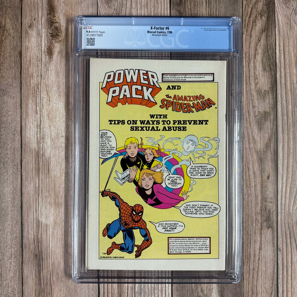 Bry's Comics *B0X2 X-Factor #6 CGC 9.4 WP 1st full appearance and cover of Apocalypse