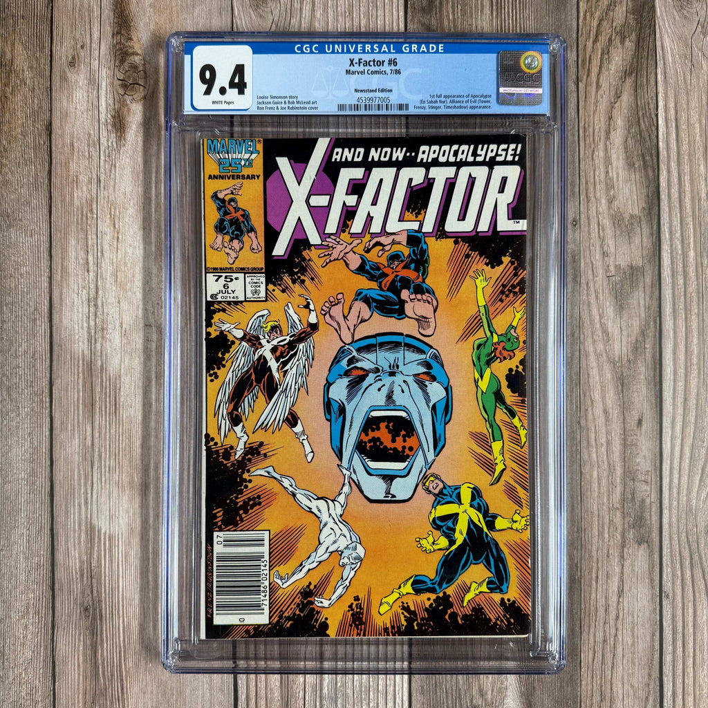 Bry's Comics *B0X2 X-Factor #6 CGC 9.4 WP 1st full appearance and cover of Apocalypse