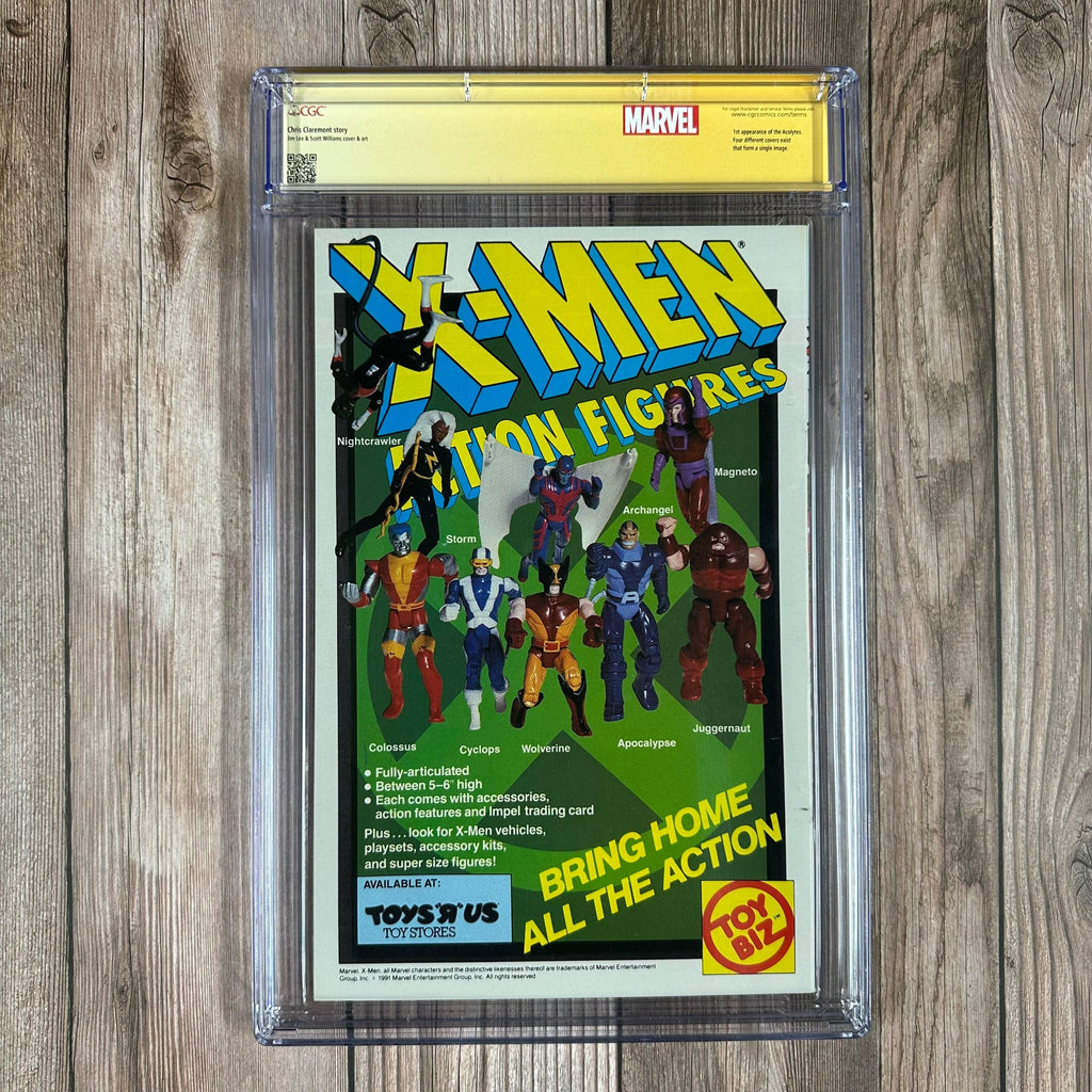 Bry's Comics *B0X2 X-Men #1 CGC 9.8 WP Custom Label, SS Signed by Chris Claremont, Jim Lee & Scott Williams, One of four connecting covers (cert:2014)